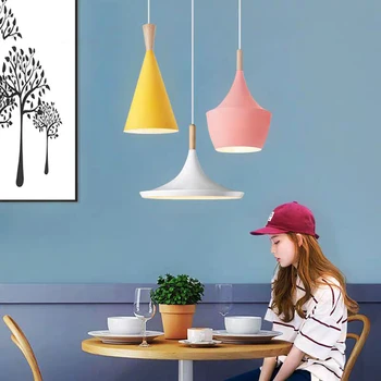 

Fashion Color Led Pendant Lamp Lights Hanging Lamp Hanglamp Light Fixture Modern Hanging Ceiling Lamps Chandelier Lighting