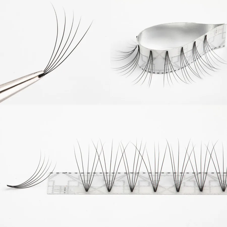 

12 Rows Premade Volume Fans 3d/5d Lashes Russian Volume Eyelash Extensions 8-16mm Pre made Faux Mink Lash Extension Maquiagem