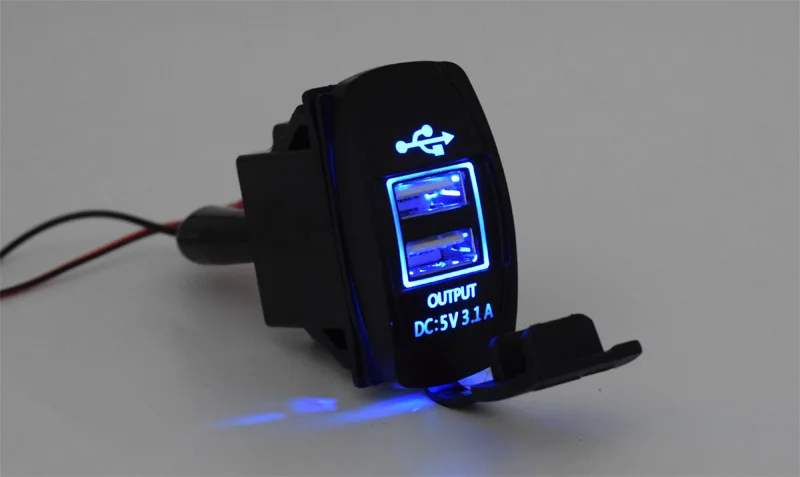 XCGaoon Универсальный USB интерфейс разъем зарядное устройство адаптер 3.1A двойной USB Автомобильное зарядное устройство для iPhone/samsung fit Honda Toyota Nissan