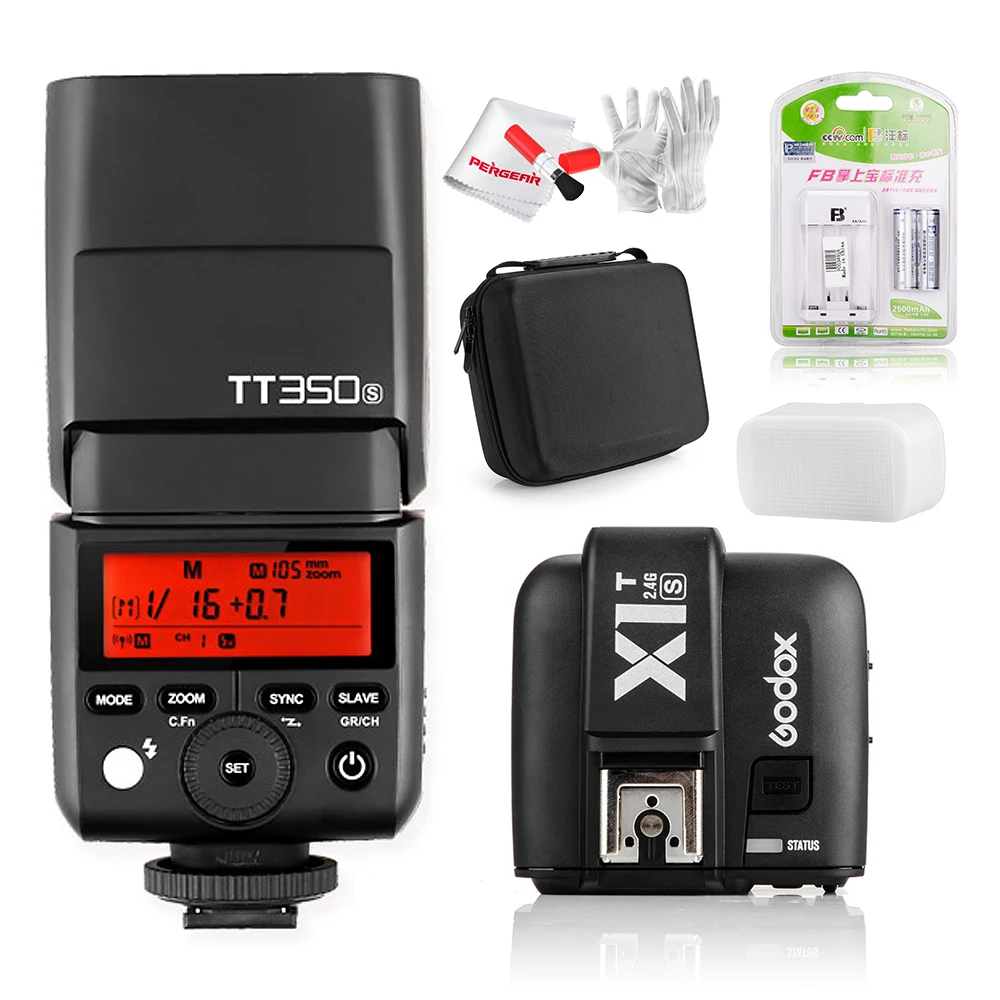 Godox TT350S Camera Flash Light TTL HSS 1/8000s 2.4G Speedlite for Sony Sony Mirrorless Camera