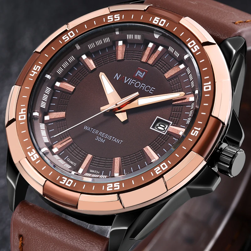 men's waterproof analog watch