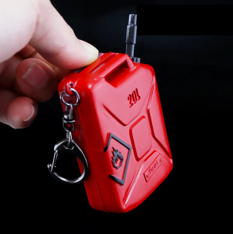  Game PUBG Player Unknown's Battle Grounds 3D Hot bull Adrenaline syringe Smoke bomb Keychain Alloy 