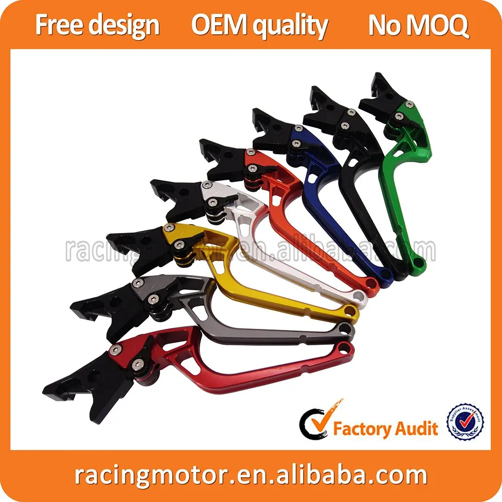 

Ergonomic New CNC Adjustable Right-angled 170mm Brake Clutch Levers For Yamaha YBR125 2004-2010