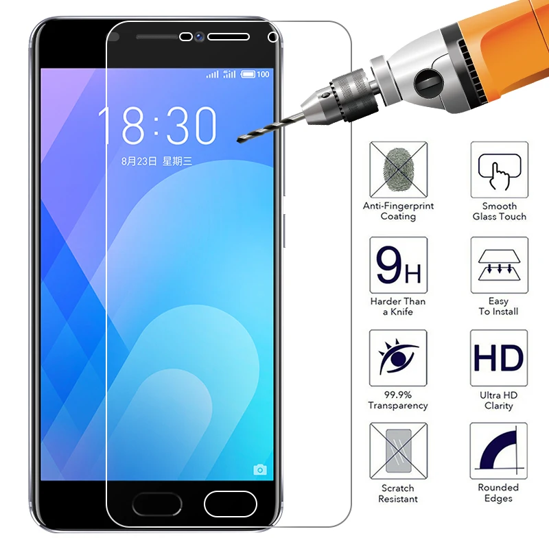 

Protective Glass For Meizu 16 16th Plus 15 M5 M6 Note M3 S Mini Pro 7 M6S M5S Tempered Glass For Meizu S6 Screen Protector Film