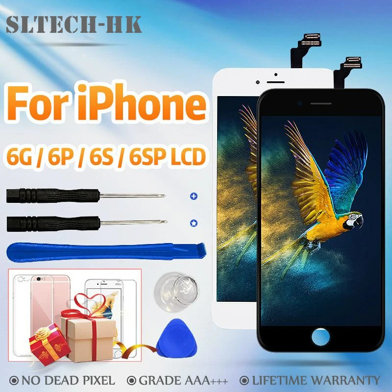 ЖК дисплей класса AAA +++ для iPhone 6 с 3D сенсорным экраном и дигитайзером в сборе 5S 6S Plus