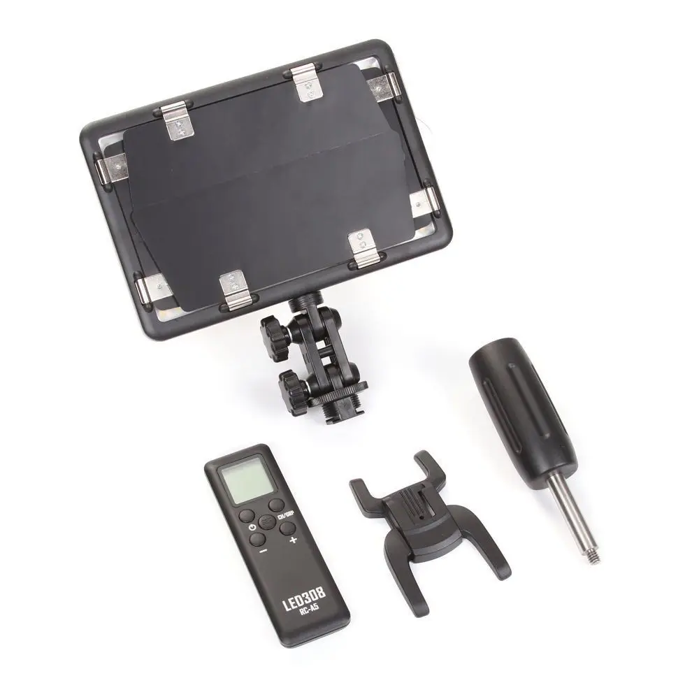 Godox-LED308C-II-3300-5600-K-LED-Video-Light-Studio-con-Telecomando-e-Porta-Della-Stalla (4)