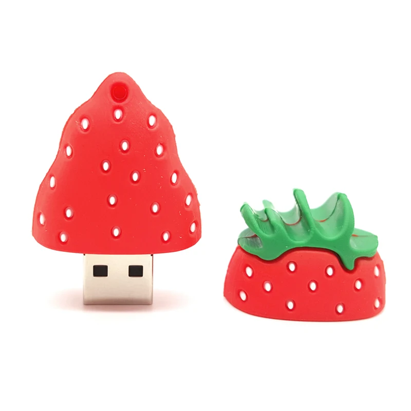Pendrive Fruits 4GB 8GB 16GB 32GB 64GB 128GB Cartoon Strawberry Watermelon USB Flash Drive Memory Stick Flash Disk