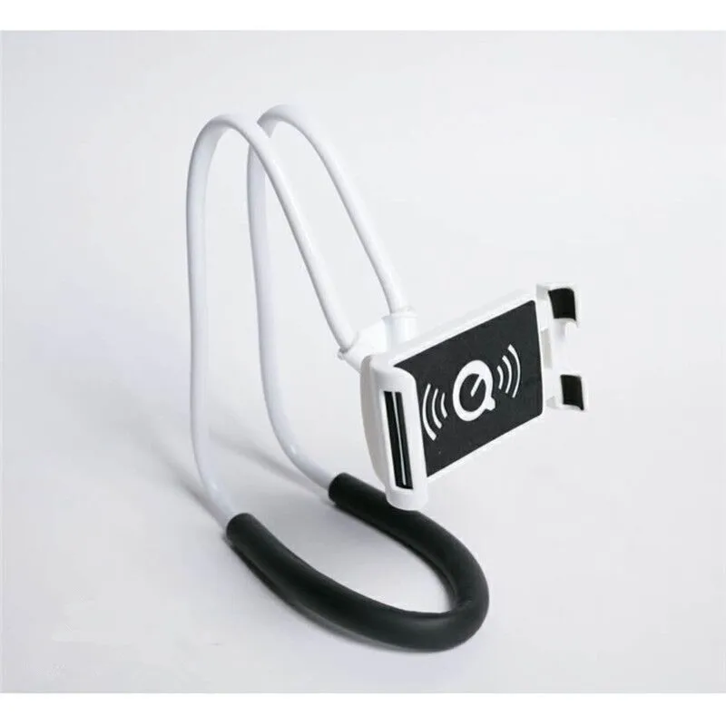 Goede Hot Flexibele Mobiele Telefoon Houder Opknoping Hals Lui Ketting Beugel Smartphone Holder Stand Voor iPhone Xiaomi Huawei