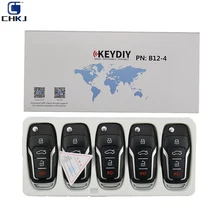 CHKJ 5 шт. B Серия пульт дистанционного управления Управление KD B12-4/3 для ключ для автомобиля ford для KEYDIY KD900/KD900-X2/URG200 ключ программирующее устройство