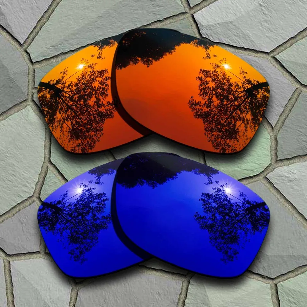 Красные оранжевые и фиолетовые синие солнцезащитные очки поляризованные Сменные линзы для Oakley Jupiter Squared