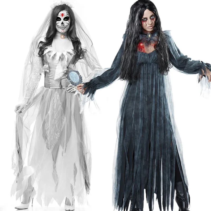 

Vampire ampire Queen Trendy Halloween Costumes Sexy Dress Holiday Party Supplies Witch Terrorist bride clothing