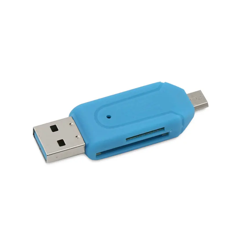 2 в 1 Micro USB OTG устройство для чтения карт SD TF телефон удлинительные разъемы флэш-накопитель адаптер для samsung Xiaomi смартфон настольный компьютер