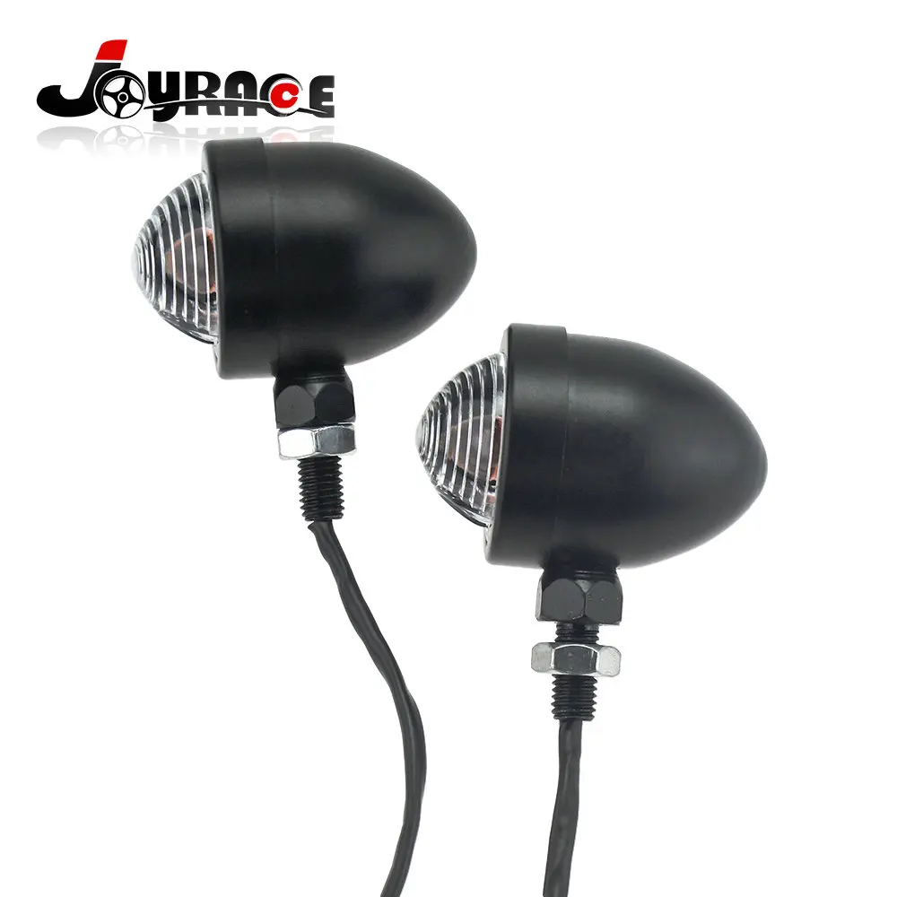 

Bullet LED Turn Indicator Blinker Signal Lights For Motorcycle Harley Chopper Cafe Racer