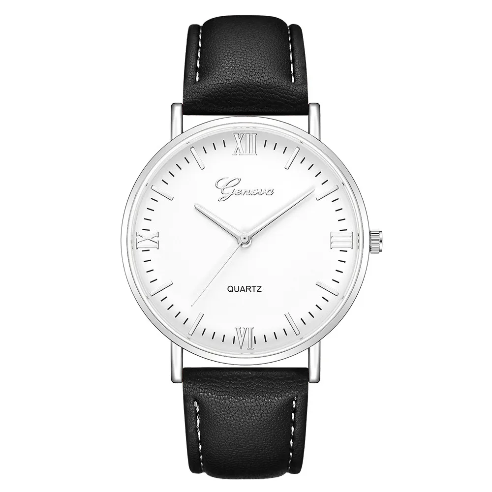 Geneva Classic Hot Luxury Women Stainless Steel Analog Quartz Analog Wrist Watch montre homme New Freeshipping Hot sales