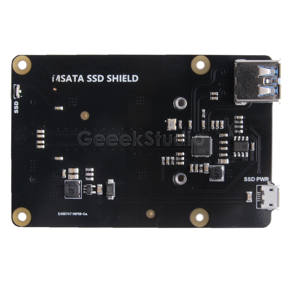  In Lager X850 V3.1 mSATA SSD USB 3.0 Expansion Modul Lagerung Expansion Board für Raspberry Pi 3 B 