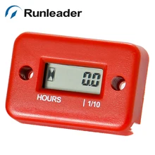 Runleader ЖК-дисплей Индуктивный цифровой счетчик часов для Водные Лыжи Мотоцикл Снегоход морской ATV Трактор велосипед ямы газонокосилка подвесной