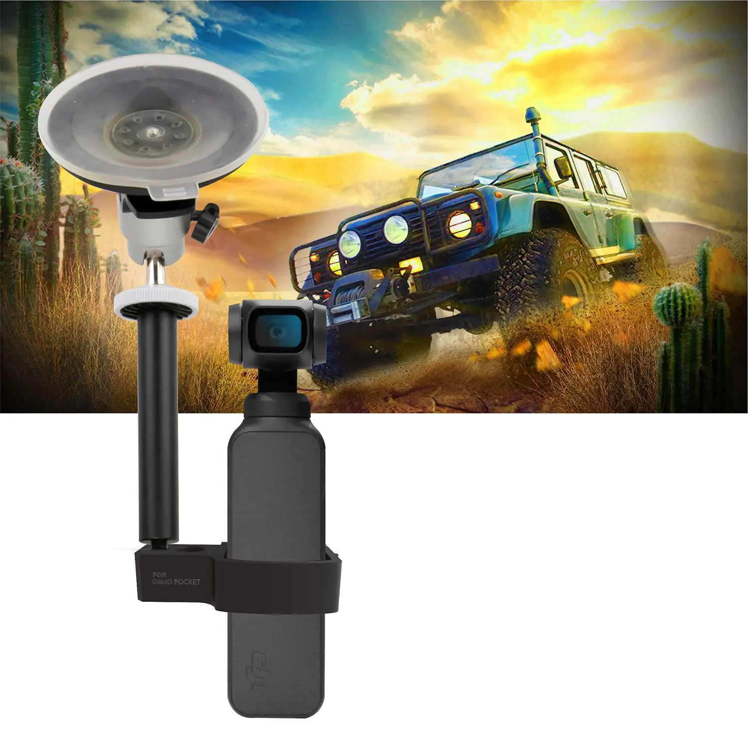  For Dji Osmo Pocket Camera 360 Degree Car Holder Windshield Mount Bracket Stand