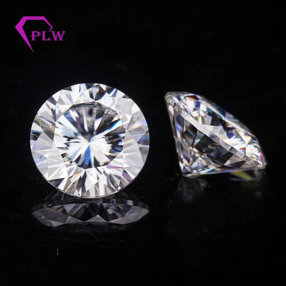 Включая сертификацию на продажу EF color 1 ct 6,5 мм VVS& VVS1 Round 3 Ex Brilliant Cut Moissanite для качества Скидки