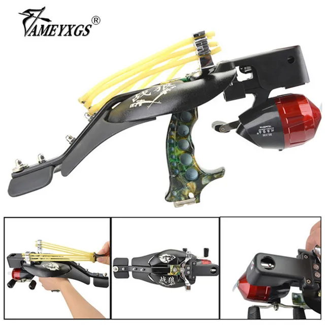  US $50.30 Archery Fishing Slingshot Professional Fishing Laser Sling Fish dart Shooting Catapult Bowfishing 