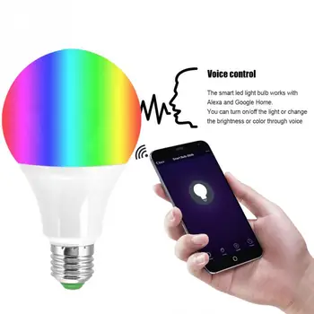 

E27 10W 16 LED Bulb RGBW Light Bulb Dimmable Color Changing Night Lamp Bulb AC 85-265V with Remote Control lampada led