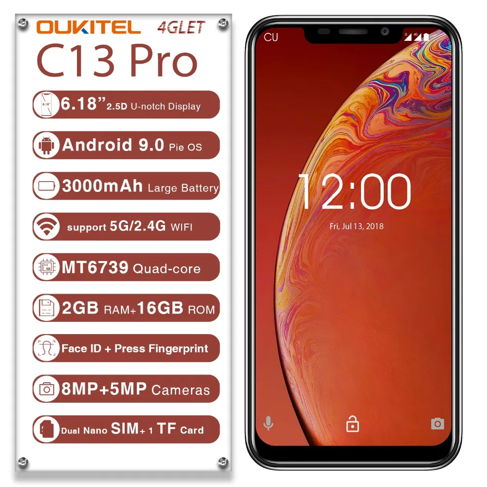 2019 new OUKITEL C13 Pro 5G/2.4G WIFI 6.18\ 2019 new OUKITEL C13 Pro 5G/2.4G WIFI 6.18\
