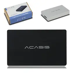 Высокая Скорость USB 3.0 acasis fa-2413 mSATA корпус внешний мобильный жесткий диск коробка Алюминий mSATA Корпуса для жёстких дисков mSATA к USB3.0