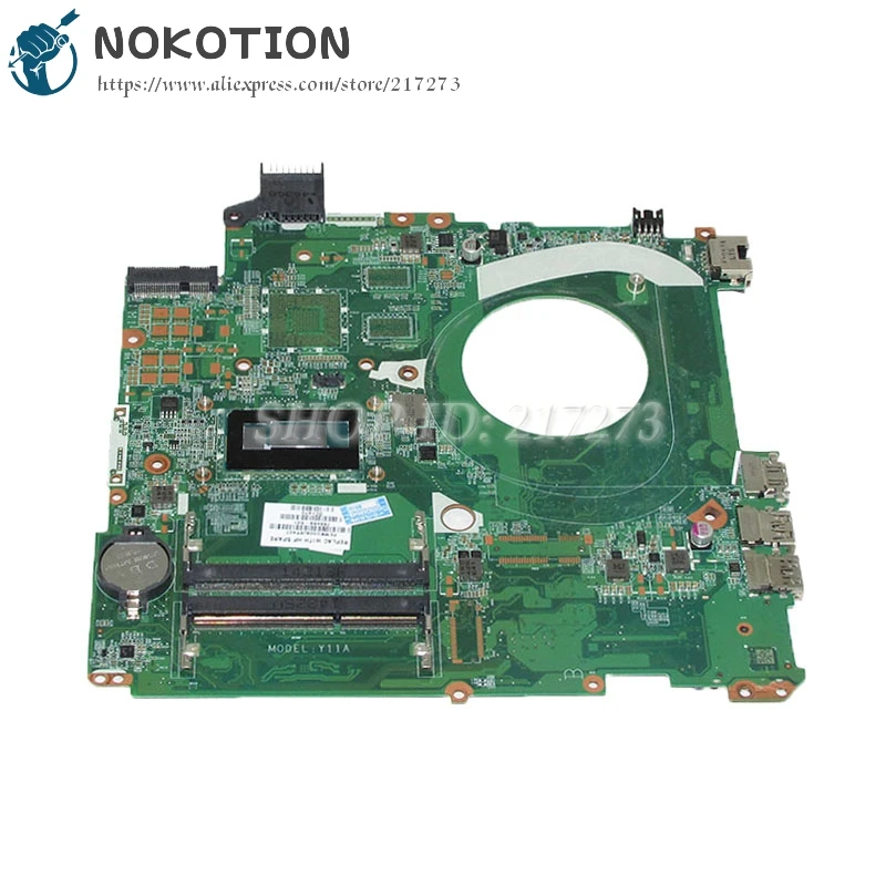 Материнская плата NOKOTION для ПК HP Pavilion 15-P основная SR1EF I5-4210U процессор DDR3L 766469-501