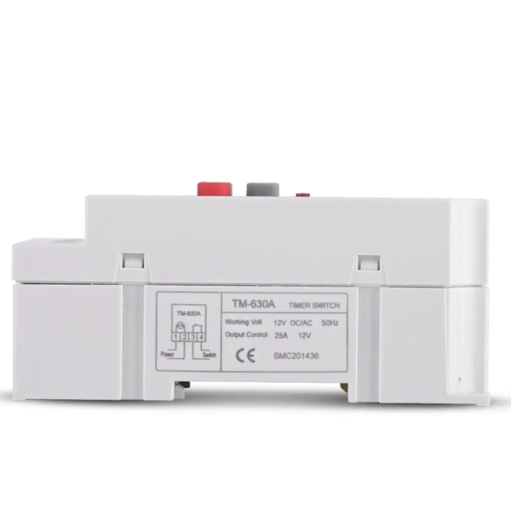 SINOTIMER 12V 30A Weekly 7 дней программируемый цифровой реле времени таймер управление для