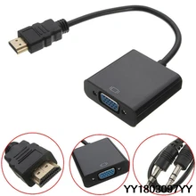 HDMI to VGA Adapter Cable HDMI to VGA Converter Adapter for PS3 PS4 Laptop TV Box HDTV XBOX Support 1080P with Audio Cable HDMI to VGA Adapter Cable HDMI to VGA Converter Adapter for PS3 PS4 Laptop TV Box HDTV XBOX Support 1080P with Audio Cable