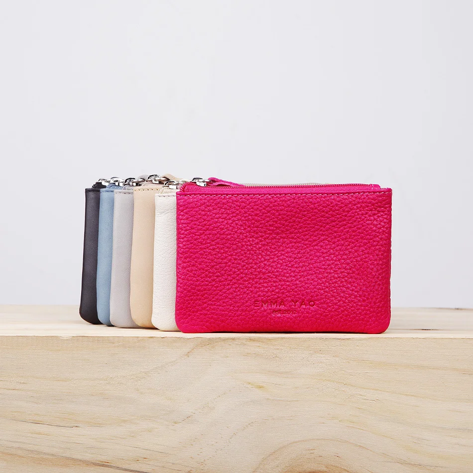 Женский кожаный кошелек для мелочи с отделением карт|coin purse|fashion coin purseleather purse |