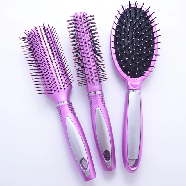 3 Pcs Set Professional Hair Brush Salon Styling Barbers Combs For 3 Pcs Set Professional Hair Brush Salon Styling Barbers Combs For Mage Barrel Drying