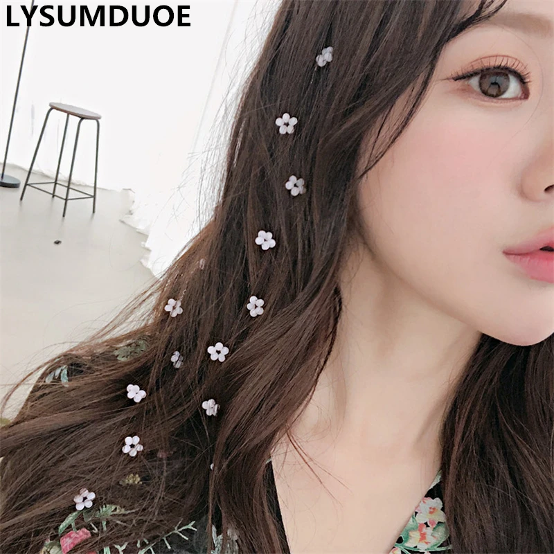 

1Pcs Korean Fashion Women Wedding Pearl Headdress Summer Invisible Hair Comb Flower Headband Hair Clip Girls Hair Accessories