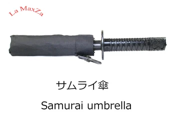 

New Arrival Black Samurai Katana Shape Umbrella Designed with Comfortable Samurai Sword Handle Samurai umbrella