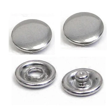 150sets Metal snap buttons 4 part buttons 10/11mm double cap prong snap  buttons fastener press stud buttons FP-010