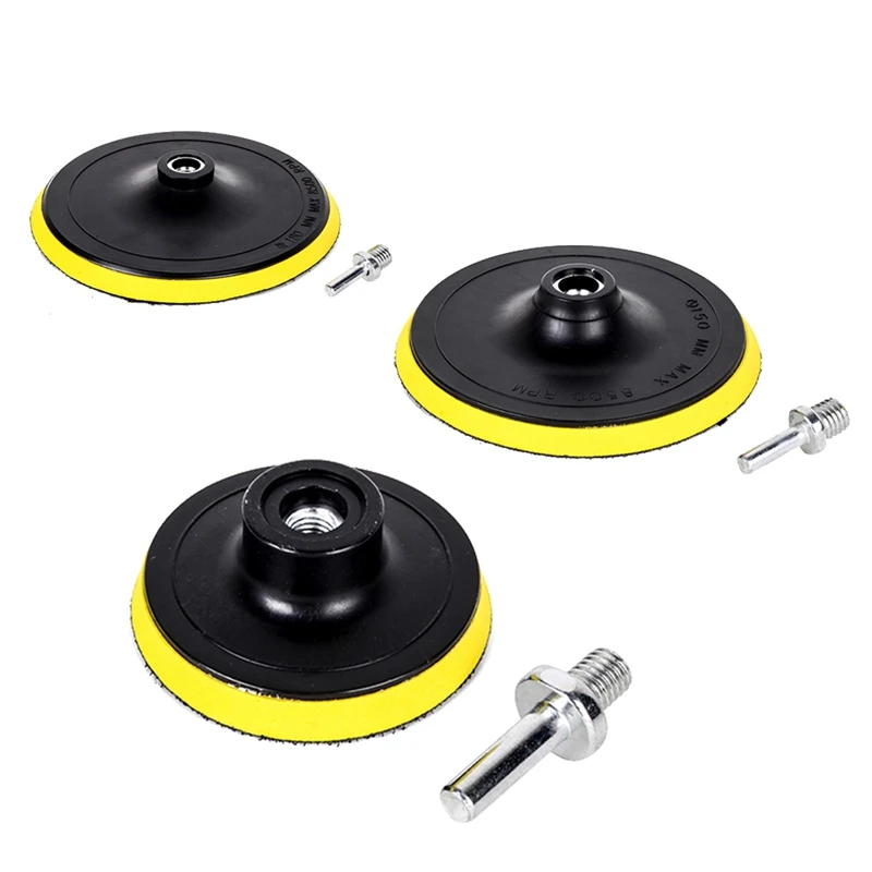 

1pc Polishing Self-adhesive Disc Polishing Sandpaper Sheet Adhesive Disc Chuck Angle Grinder Sticky Plate for Car