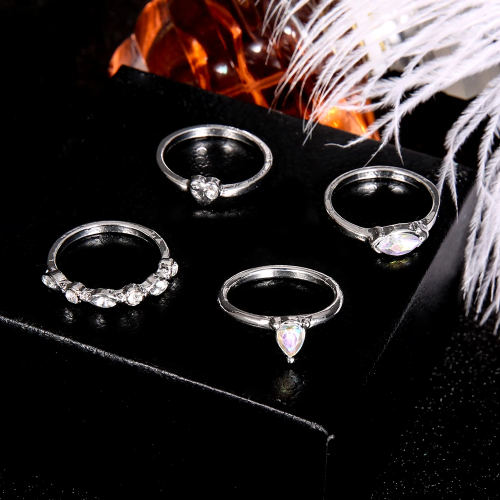 4-unids-set-cl-sico-plata-Color-cristal-Opal-coraz-n-anillos-para-las-mujeres-geom (4)