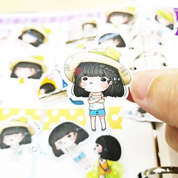 

20/40pcs Lovely Unicorn Girl Daily Life DIY Sticker Diary Gift Decoration Scrapbooking Paper Random Not Repeat