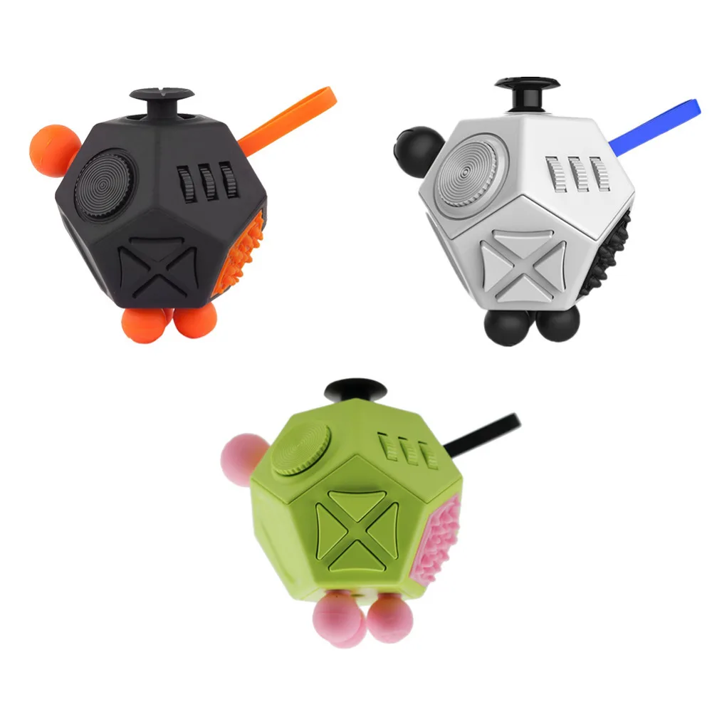 Generation 2nd Fidget Cube Dice Six Sided Magic Puzzle Cubes Hot Sale Stress Relief Toy for