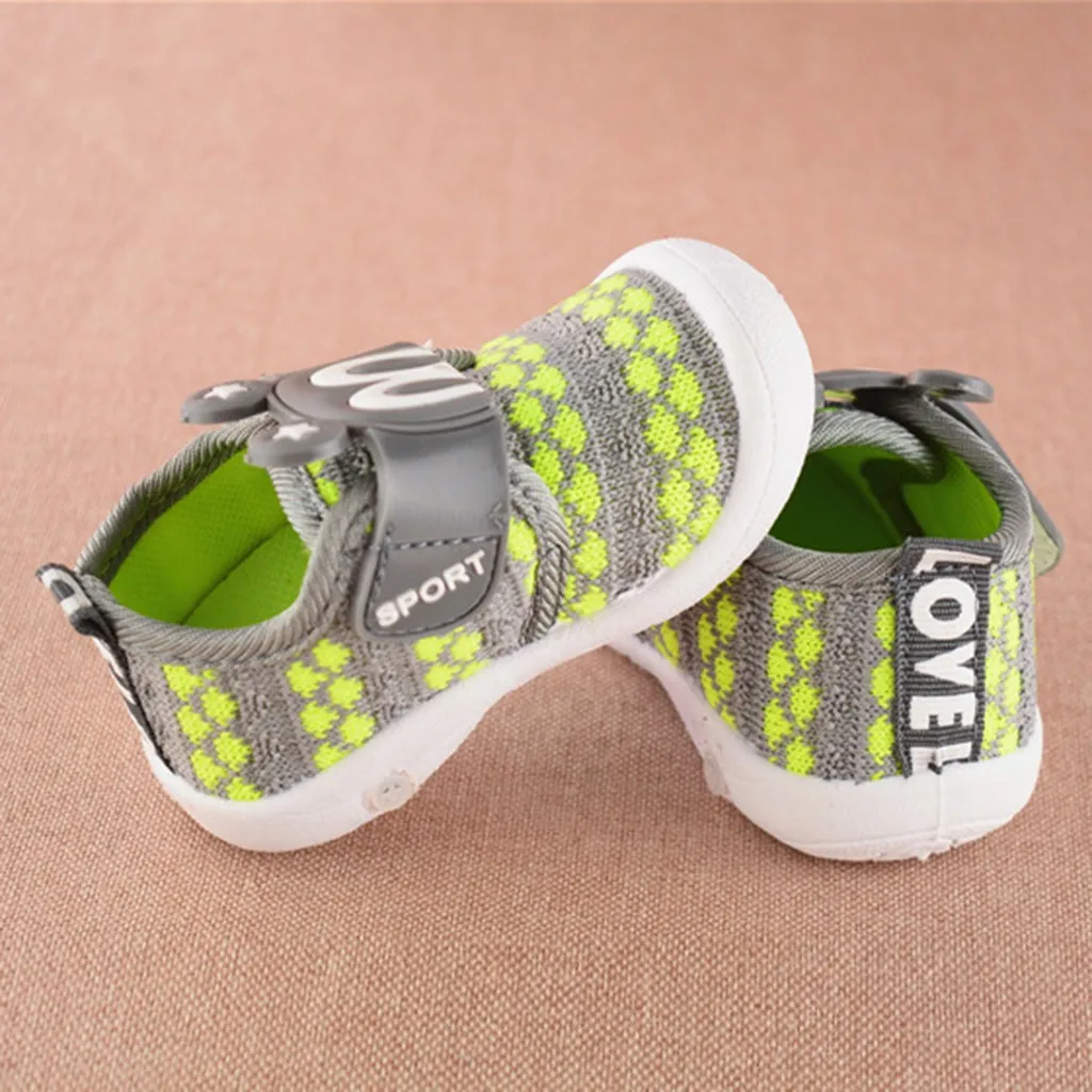 LONSANT/Обувь для маленьких девочек и мальчиков; детская обувь для маленьких девочек и мальчиков с кроличьими ушками; сетчатые кроссовки для бега; кроссовки для маленьких детей;
