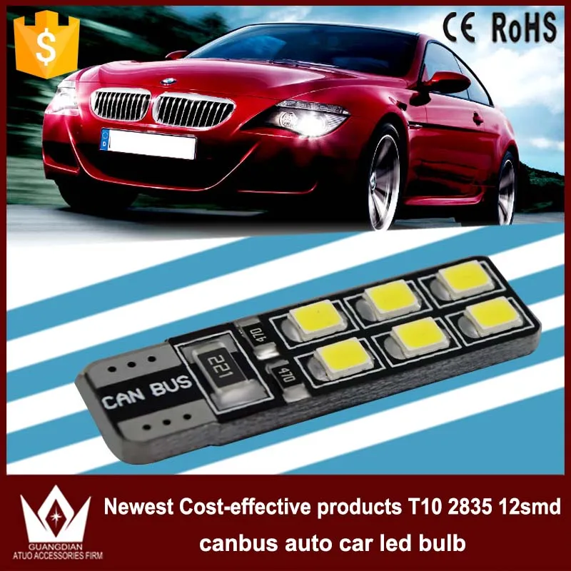 Купить tcart 4xled шины canbus 5730 Лампа T10 2835 Chip 12smd на Great ...