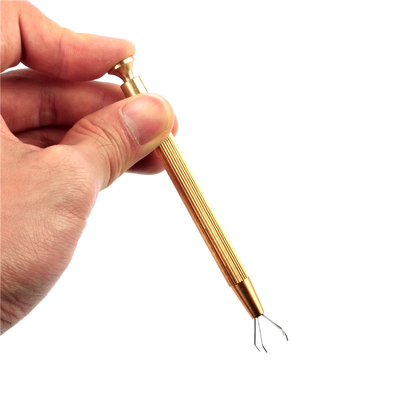 

Jakemy Metal Grabber JM-T8-11 Precision Parts Grabber IC Chip Components Catcher Clamping Clip Pick Up Tools Four Claw