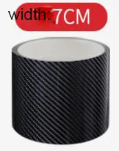 5D Car Stickers Protector Goods Carbon Fiber Rubber Door Sill For Volkswagen VW Polo sedan 6r 6n2 accessrioes 2018 2019 7CM x 3Meters