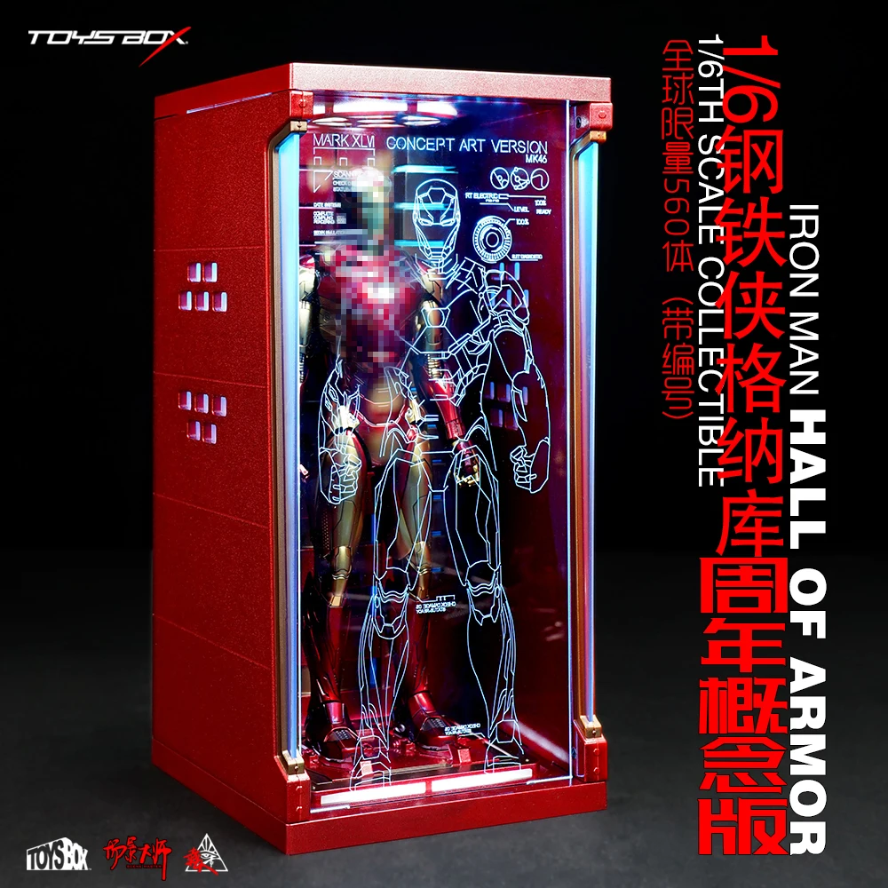 

NEW Toysbox1/6 IronMan MK7 MK46 Gnaku Anniversary Concept Limited Edition for 12inch Action Figure DIY