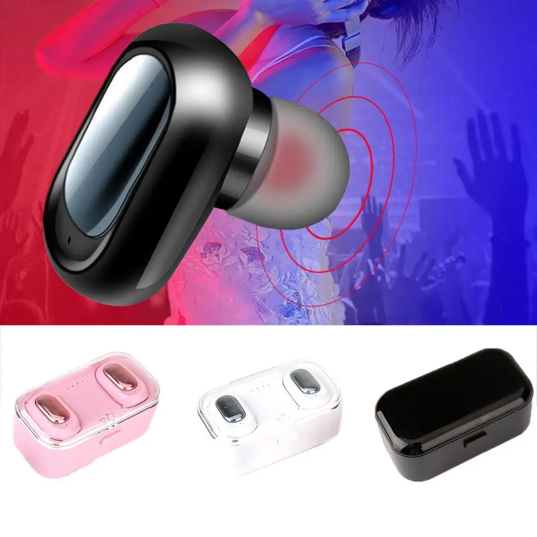 TWS мини беспроводные наушники в ухо Bluetooth 4 2 стерео Беспроводные стереонаушники с
