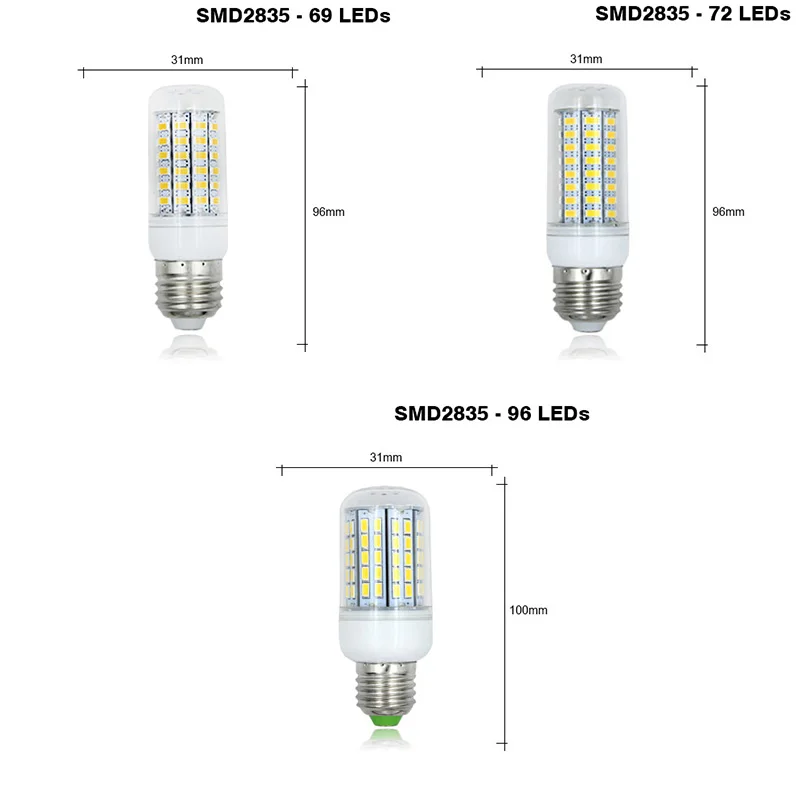 PARKSON 10 unids/lote lámpara Led E27 220 V 24 38 48 56 69 72 96 leds bombilla 5730 SMD bombillas lamparas lampada led bombilla de luz de focos E27 PARKSON 10 unids/lote lámpara Led E27 220 V 24 38 48 56 69 72 96 leds bombilla 5730 SMD bombillas lamparas lampada led bombilla de luz de focos E27