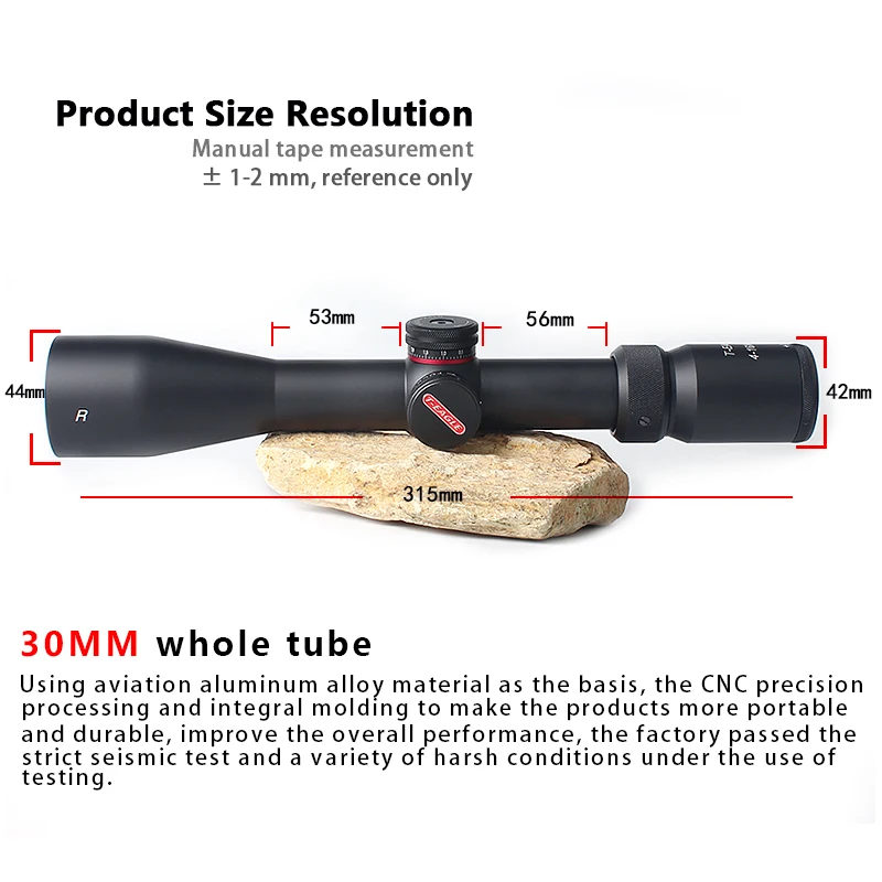 T-Eagle R 4-16X44 SF тактический прицел AirRifle sniper охотничья Оптика прицел стрельба пистолет прицел охотничий Пистолет Аксессуары