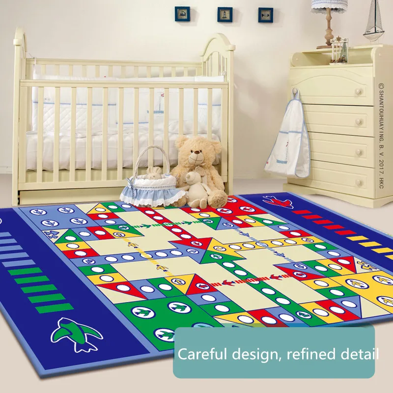 Baby toys 180*120*0.5cm Crawling Mat Double Surface Baby Carpet Rug Developing Toy for Children Game Pad Flight Chess