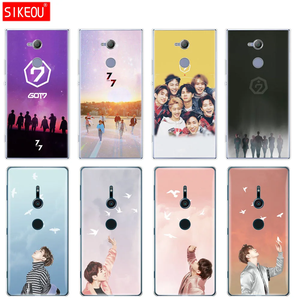 Силиконовый чехол SIKEOU GOT7 Jackson JinYoung для sony xperia XA1 XA2 ULTRA PLUS L1 L2 XZ1 XZ2 compact XZ PREMIUM |