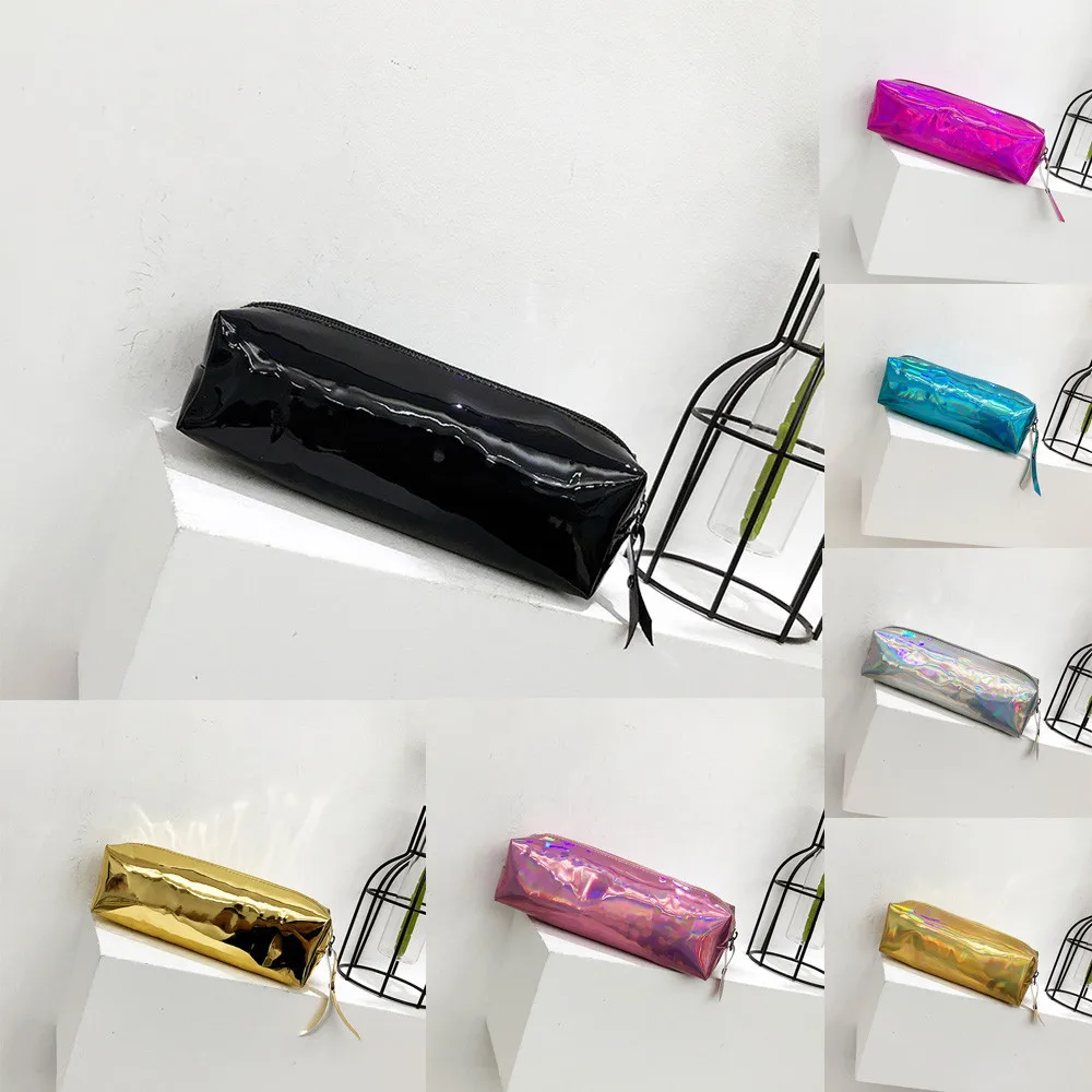 

Cosmetic Bag Beauty Lip Case Travel Laser Toiletry Bag Zipper Women Fashion Cosmetic Bags Case Portable Makeup Cosmetic Bag 2018