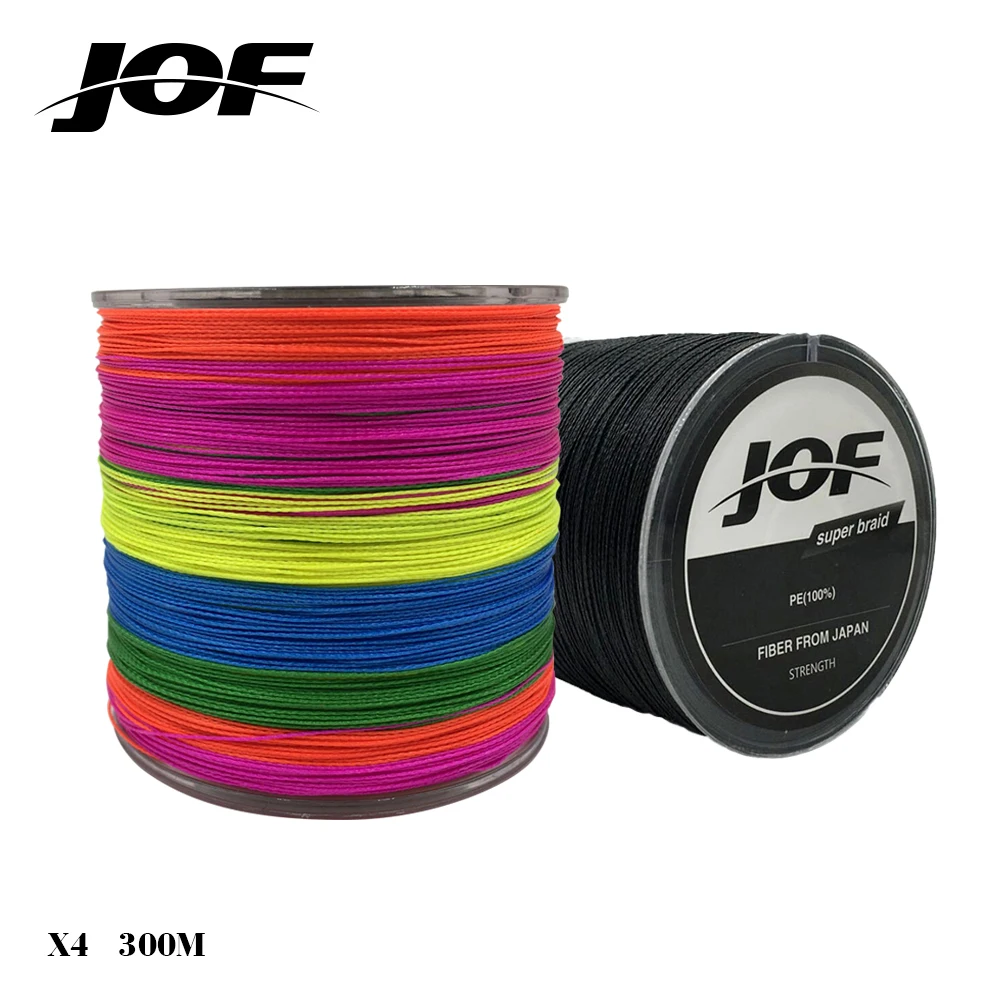 4 пряди плетеная леска 300 м Multi Цвет супер сильная Япония Multifilament Рыбалка темы